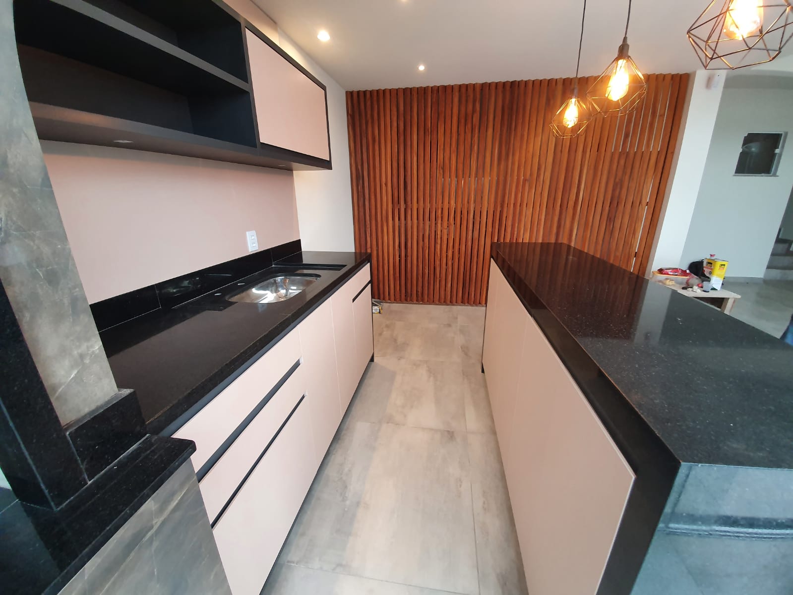 Detalhe de área gourmet planejada